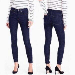 J. Crew 9” High Rise Toothpick Jean